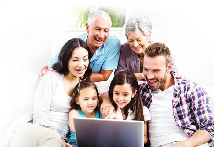 A family using the comparison checklists together