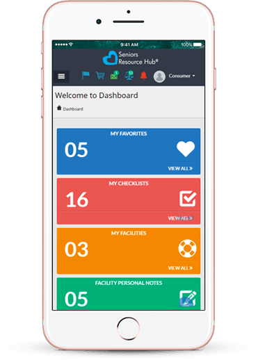 The checklists on a phone